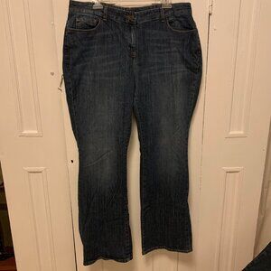Nearly New Boden Women's Bootcut Jeans, US Size 16R, WC146